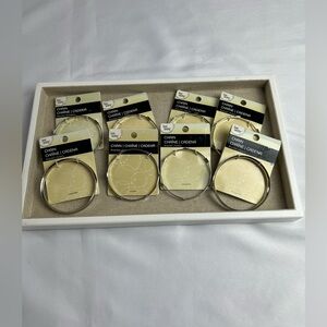 Bead Landing Silver Tone Bangles for Jewelry Making